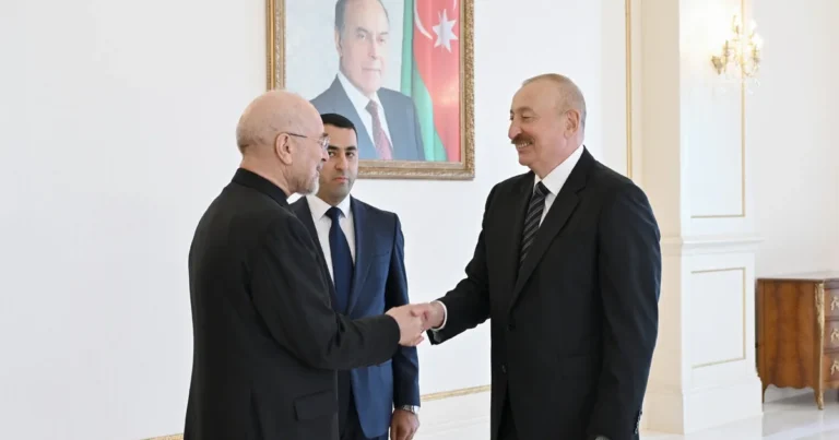 İlham Əliyev Qalibafı qəbul etdi