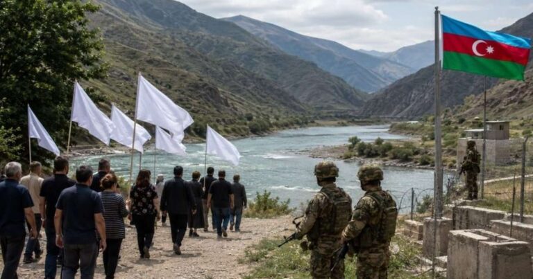 Erməni ailələri qərar verdi: Ağ bayraqla Həkəri çayına gəlirlər Erməni ailələri qərar verdi: Ağ bayraqla Həkəri çayına gəlirlər