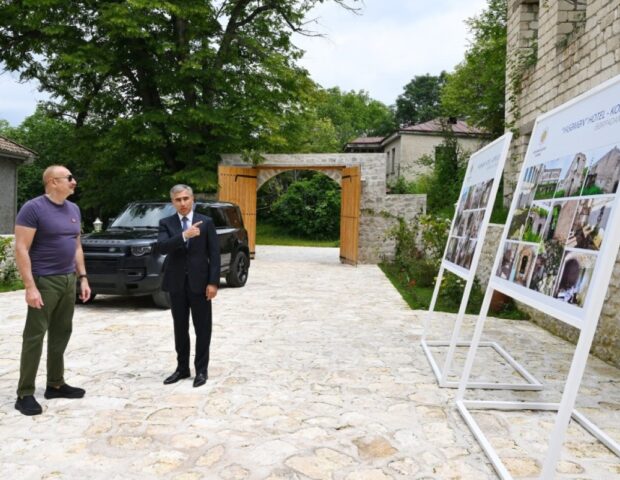 Prezident “Yasəmən” hotelin yeni korpuslarını gəzdi