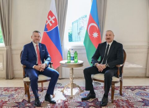 Şuşada Azərbaycan və Slovakiya prezidentlərinin təkbətək görüşü olub