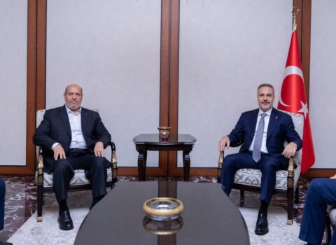 Hakan Fidan HAMAS nümayəndə heyətini qəbul edib