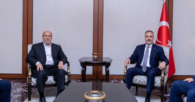 Hakan Fidan HAMAS nümayəndə heyətini qəbul edib