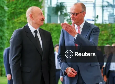 Prezident İlham Əliyevin Berlində rəsmi qarşılanma mərasimi keçirildi