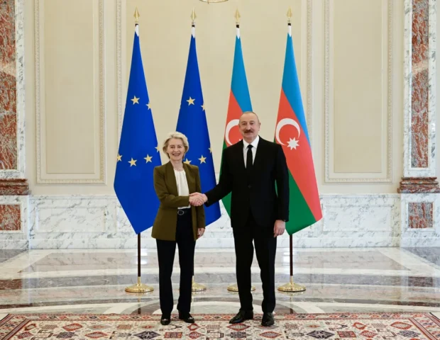 İlham Əliyevin Ursula fon der Lyayenlə geniş tərkibdə görüşü olub