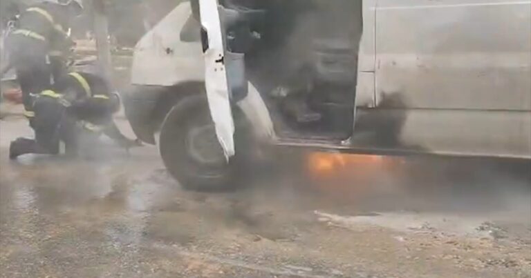 Masazırda “Ford” yandı – VİDEO