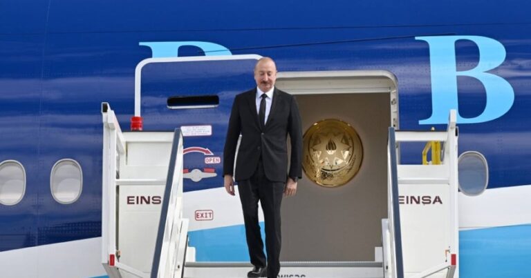 Prezident İlham Əliyev Almaniyaya rəsmi səfərə gəlib