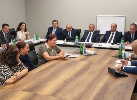 Zaur Mikayılov Füzuli şəhərində vətəndaşlarla görüşüb