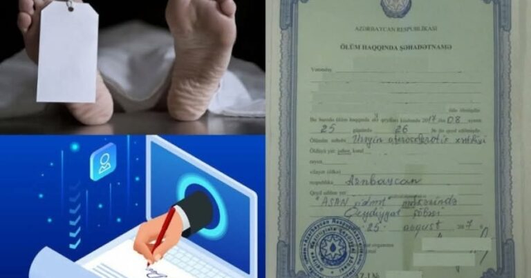 Ölüm şəhadətnaməsi labirinti: Bürokratiyanın səbəbi nədir? 