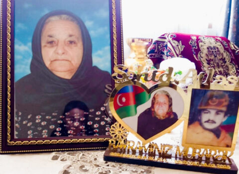 Goranboyda şəhid anası vəfat etdi – Fotolar