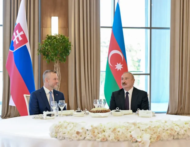 Prezident İlham Əliyevin adından Xankəndidə Slovakiya prezidentinin şərəfinə rəsmi nahar verilib – FOTO