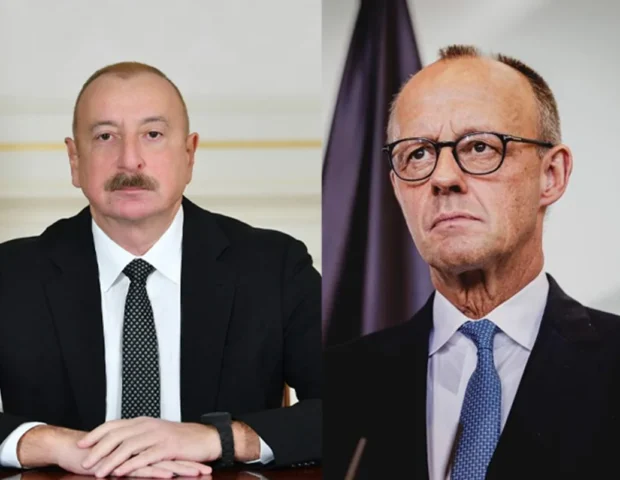 Prezident İlham Əliyev ilə Federal Kansler Fridrix Mertsin təkbətək görüşü keçirilir