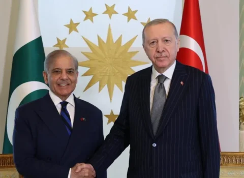 Ərdoğan və Şahbaz Şərif birgə bəyanatlarla çıxış ediblər