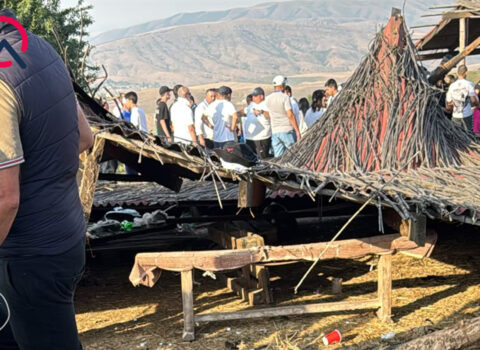 Göygöldə Yaylaq Festivalında çardaq uçdu – Xəsarət alanlar var+Video
