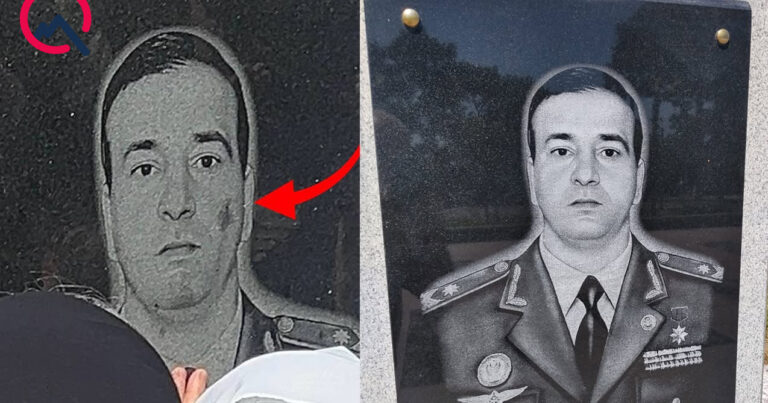 Polad Həşimovun məzar daşındakı nöqsan aradan qaldırıldı – FOTOLAR