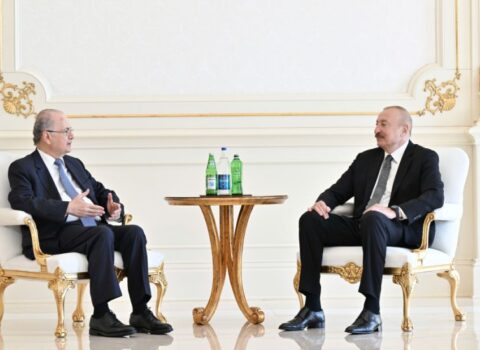 Prezident İlham Əliyev Fələstinin Baş nazirini qəbul edib