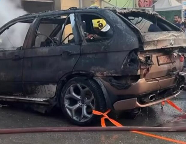 “Moyka”da “BMW” yandı