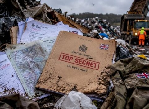 Britaniya Müdafiə Nazirliyinin gizli sənədləri zibilxanada aşkarlanıb