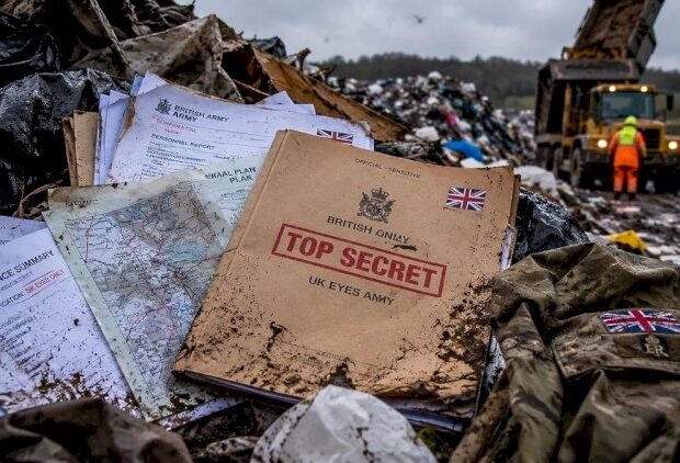 Britaniya Müdafiə Nazirliyinin gizli sənədləri zibilxanada aşkarlanıb