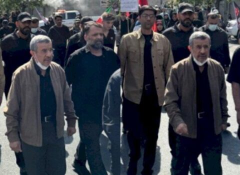 Öldüyü deyilən Əhmədinejad yürüşdə göründü – FOTOLAR