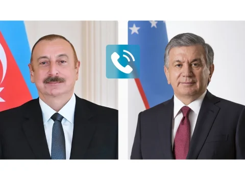 İlham Əliyev Şavkat Mirziyoyevə zəng etdi