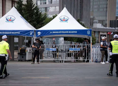 Trampın Ankarada təhlükəsizliyi üçün bu tədbirlər görüldü – Fotolar