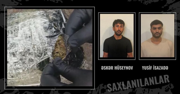 Tovuzda 3 kiloqram narkotik aşkarlandı – İki nəfər həbs edildi – Video