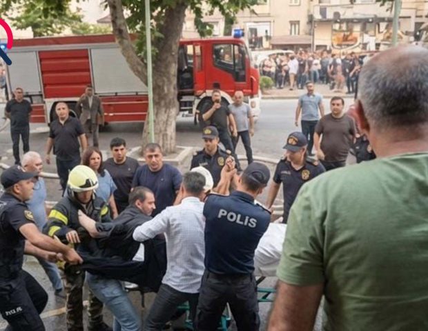 Xankəndidə yanğın: 5 nəfər xəsarət aldı