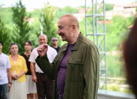 Prezident İlham Əliyev: Dövlətimiz güclüdür, Ordumuz güclüdür, iradəmiz yerindədir