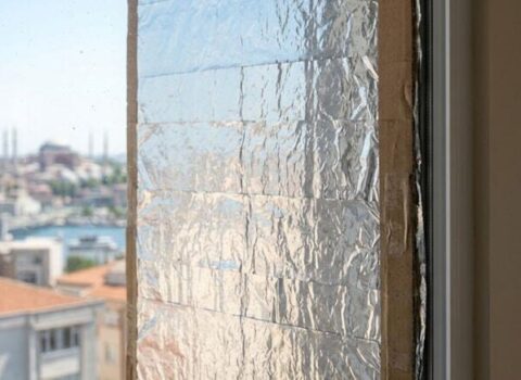 Pəncərənizə alüminyum folqa sərin: Anında təsir edir