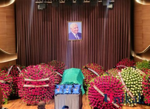 Nəriman Həsənzadə ilə vida mərasimi keçirildi – Prezident və xanımı əklil göndərdi/FOTO