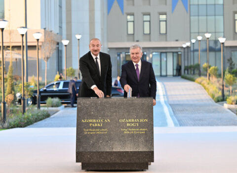 Yeni Daşkənd şəhərində “Azərbaycan” parkının təməli qoyuldu – FOTO