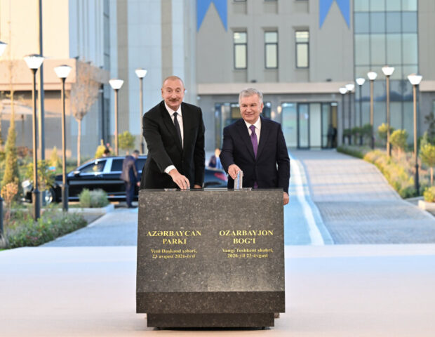 Yeni Daşkənd şəhərində “Azərbaycan” parkının təməli qoyuldu – FOTO