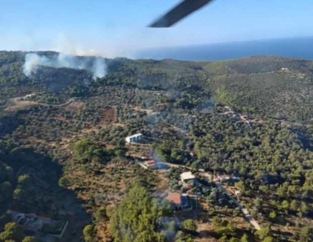 Antalyada meşə yanğını: Havadan və qurudan müdaxilə edilir