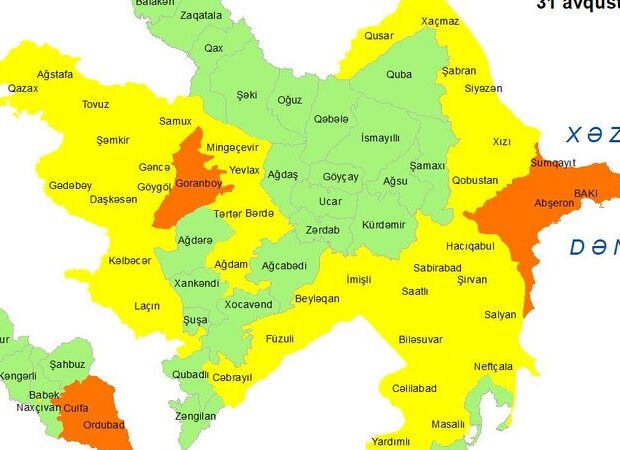 Sarı və narıncı XƏBƏRDARLIQ verildi