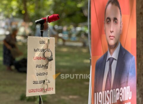 İrəvanda həbsdə olan Avestik Çalabyanın müdafiəsi üçün aksiya keçirildi – FOTO
