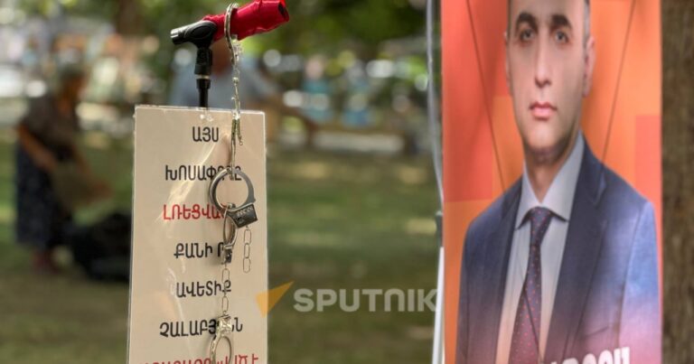 İrəvanda həbsdə olan Avestik Çalabyanın müdafiəsi üçün aksiya keçirildi – FOTO