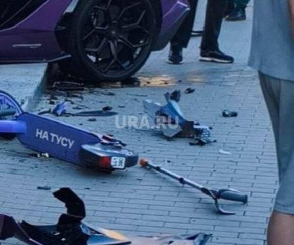 Rusiyalı milyarderin oğlu “Lamborghini” ilə müharibə iştirakçısını vurdu – VİDEO