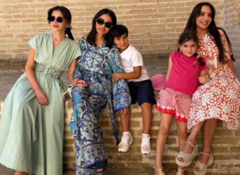 Leyla Əliyeva Şavkat Mirziyoyevin qızları ilə – FOTO