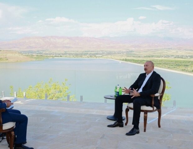 Prezident İlham Əliyev Naxçıvanda Azərbaycan Televiziyasına müsahibə verib – FOTO