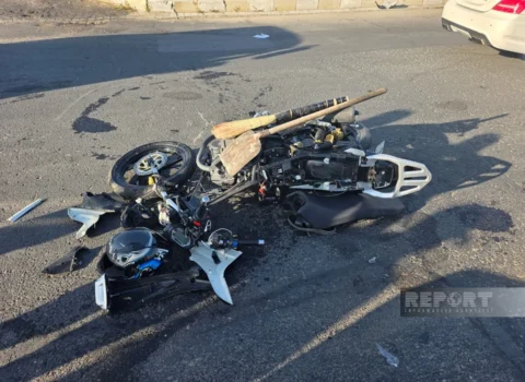 Naxçıvanda avtomobil 2 motosikletlə toqquşub, yaralılar var