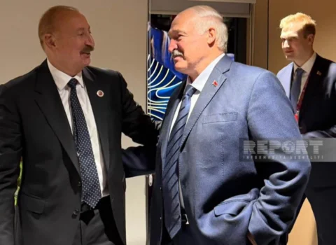 Bişkekdə Azərbaycan və Belarus prezidentlərinin görüşü olub