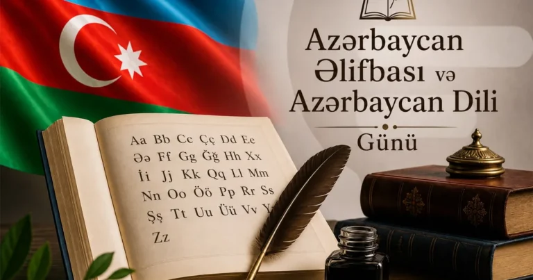 1 avqust – Azərbaycan Əlifbası və Azərbaycan Dili Günüdür 1 avqust – Azərbaycan Əlifbası və Azərbaycan Dili Günüdür