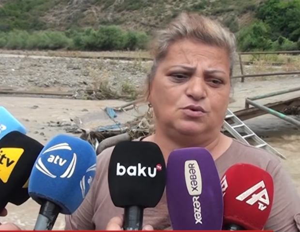 “Az qaldı uşağımı sel apara, niyə kömək etmirlər?” – Video