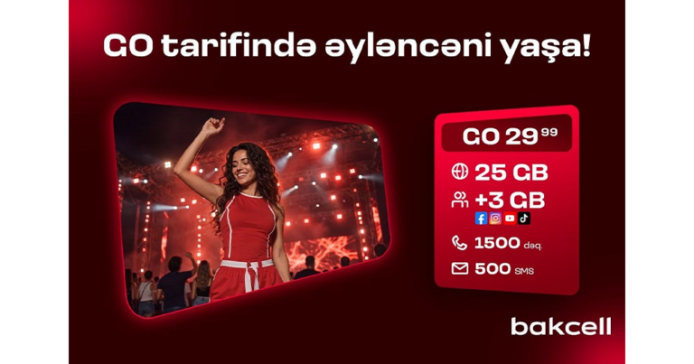 Bakcell-in “GO” tariflərinə qoşulun və üstünlüklərdən faydalanın Bakcell-in “GO” tariflərinə qoşulun və üstünlüklərdən faydalanın