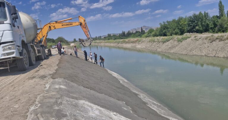 Şirvan kanalı bərpa edildi – Foto
