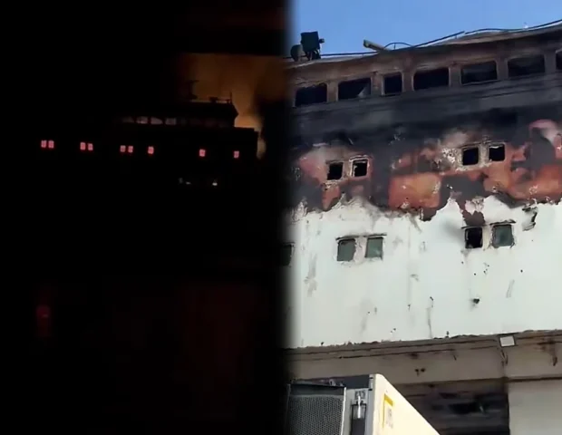 Azərbaycanlıların da olduğu gəmiyə dron hücumu – VİDEO