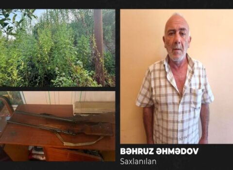 Qanunsuz odlu silah saxlamaqda şübhəli bilinən Bəhruz Əhmədov saxlanıldı