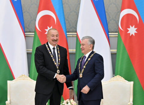 Prezidentlərin təltifolunma mərasimi keçirildi – Fotolar, VİDEO