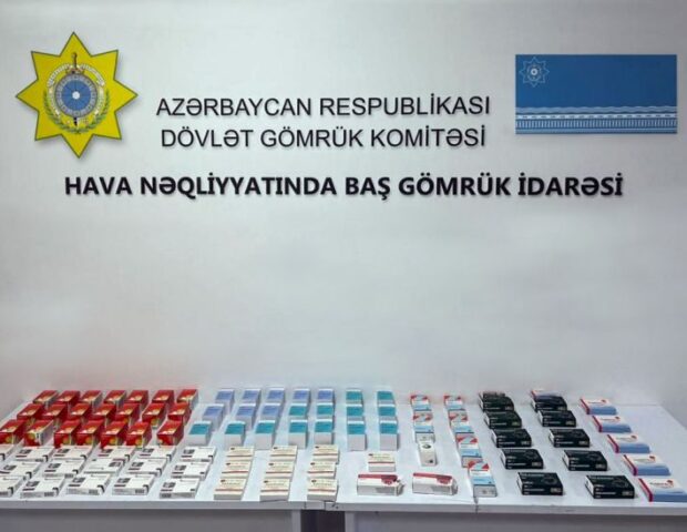 Hava limanında gömrük qaydaları pozulmaqla ölkəyə gətirilən dərmanlar aşkarlandı