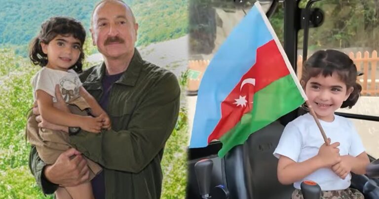 Prezident balaca Gülərin ailəsinə traktor hədiyyə etdi – VİDEO